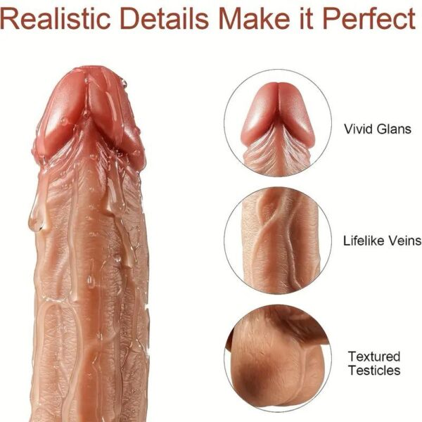 3-in-1 Vibrating Dildo with Remote - Image 3