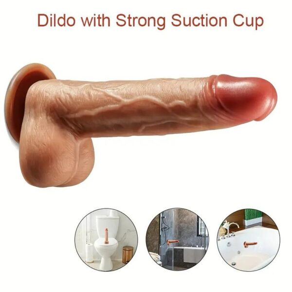 3-in-1 Vibrating Dildo with Remote - Image 4